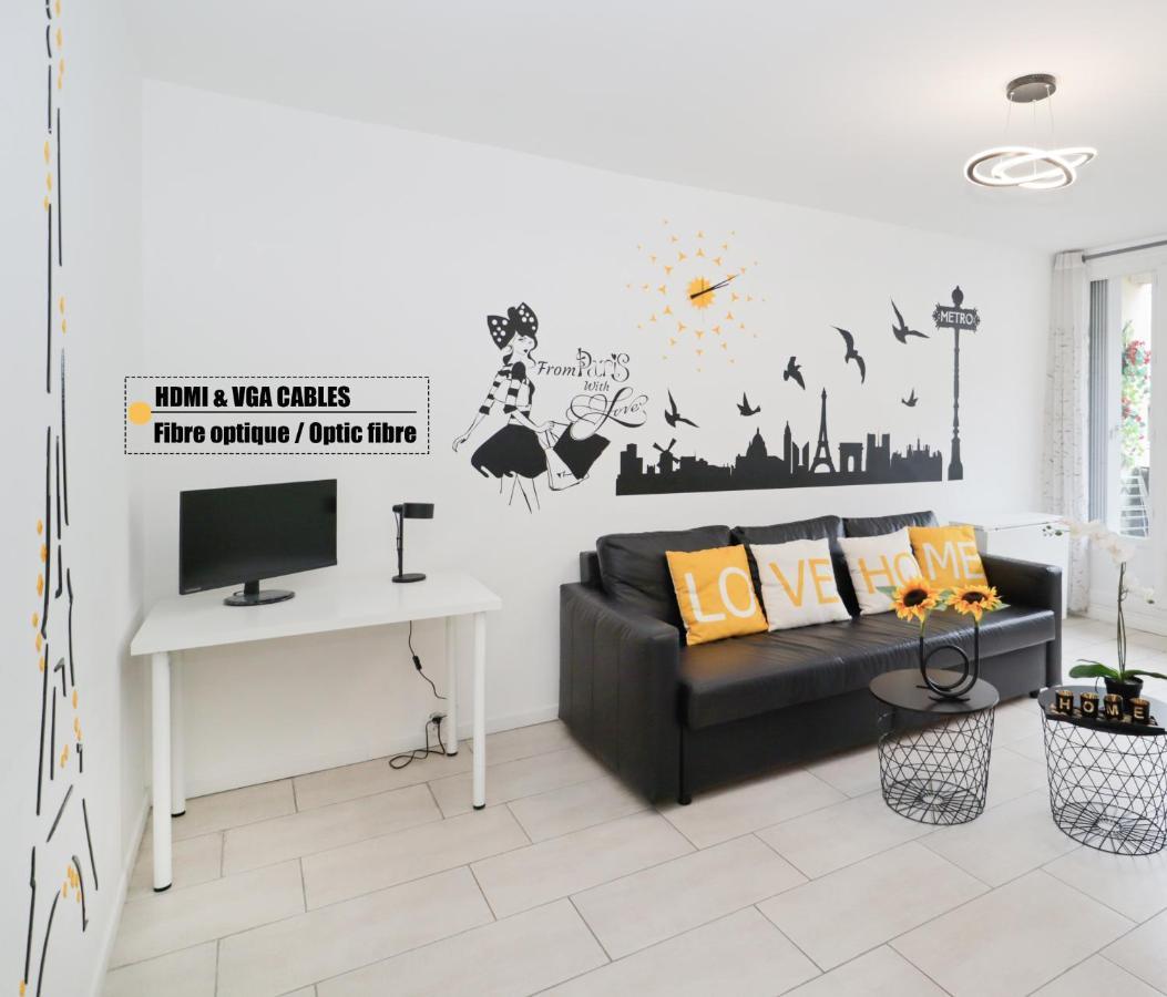 Apt3P-55M2-Parkingfree-5Km From Paris Apartment Le Plessis-Robinson Luaran gambar