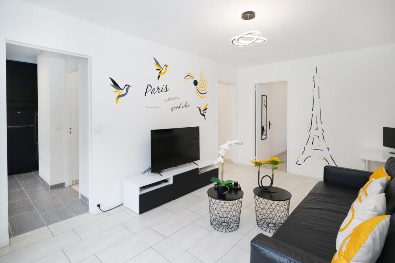 Apt3P-55M2-Parkingfree-5Km From Paris Apartment Le Plessis-Robinson Luaran gambar